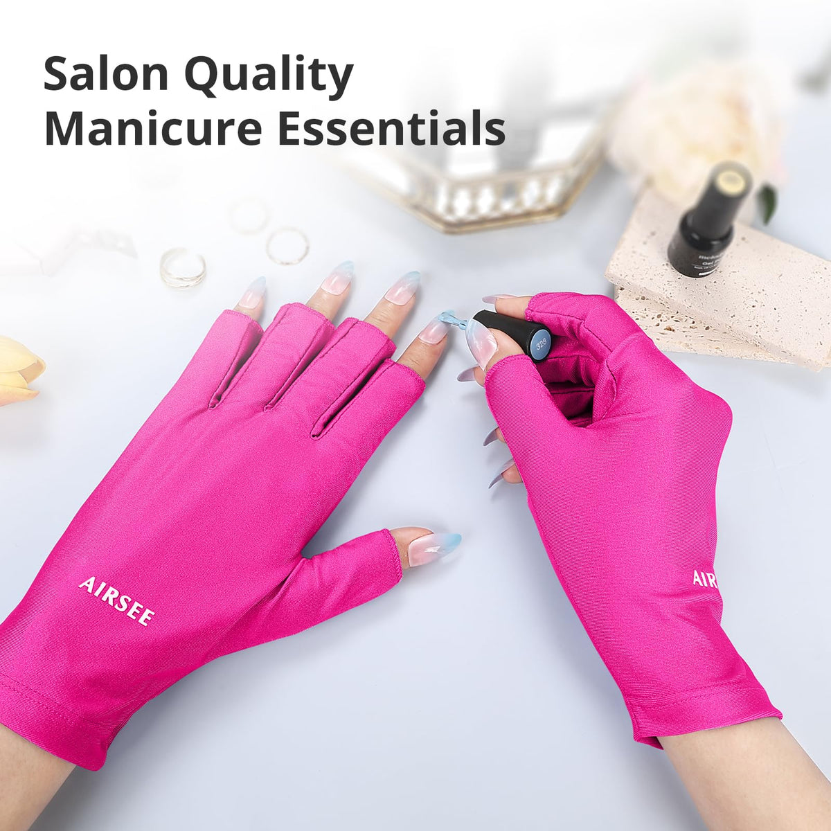 AIRSEE UV Protection Gloves extended finger section