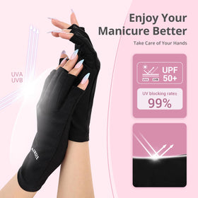 AIRSEE UV Protection Gloves showing fingerless design