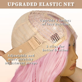 AISI HAIR Pink Wig lifestyle scene at a party