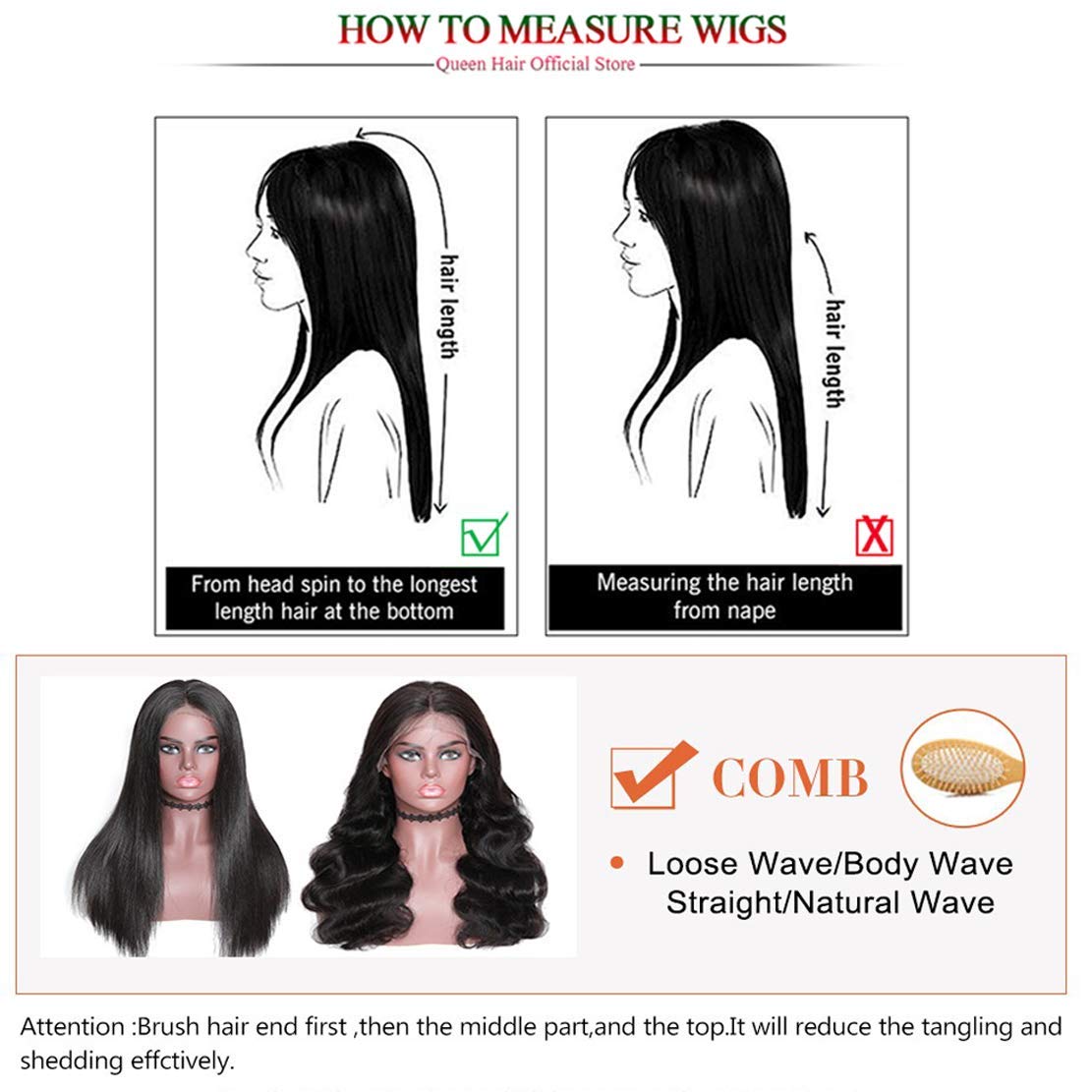 Aiterina Headband Wig Deep Wave 12 Inch packaging display