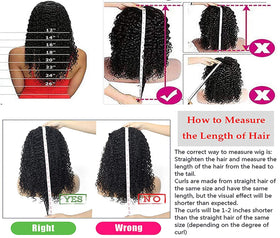 Aiterina Headband Wig Deep Wave 12 Inch styled on mannequin