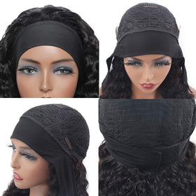 Aiterina Headband Wig Deep Wave 12 Inch with accessories