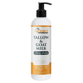 AJOMED COSMETICS Tallow & Goat Milk Body Moisturising Lotion front view