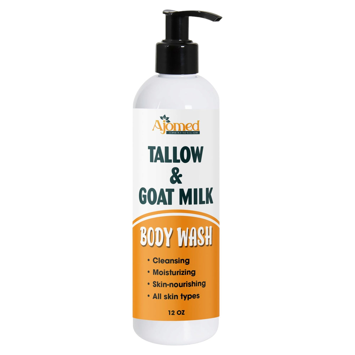 AJOMED COSMETICS Tallow & Goat Milk Body Wash front view