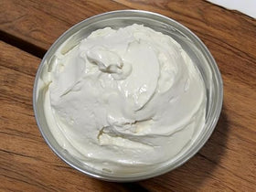 AJOMED COSMETICS Tallow & Goat Milk Lotion lifestyle scene