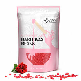 Ajoura 2 lb Hard Wax Beads front view in resealable packaging
