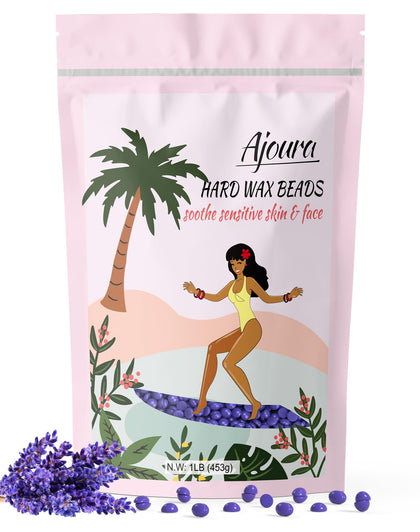 Ajoura Hard Wax Beads 440g Lavender front view