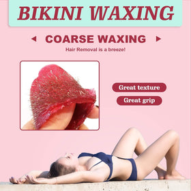 Ajoura Hard Wax Beads application on skin