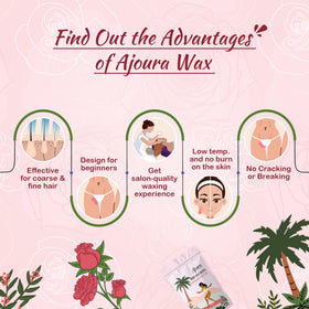 Ajoura Wax Beads 440g with application tools