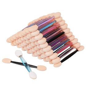 Akstore 200PCS disposable dual-sided eyeshadow sponge applicators front view