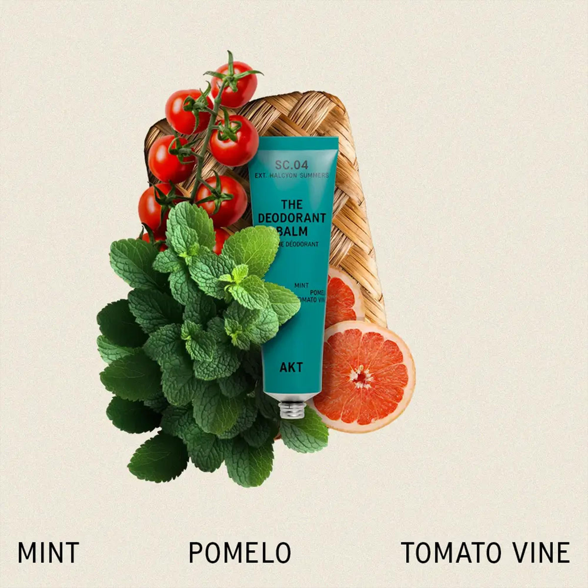 AKT Deodorant Balm SC.04 Halcyon Summers 50mL packaging