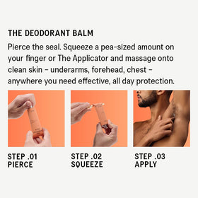 AKT Deodorant Balm SC.04 with fresh mint and pomelo