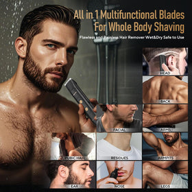 Akunbem Groin & Body Hair Trimmer side view