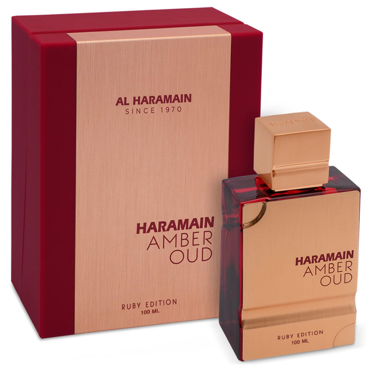 Al Haramain Amber Oud Ruby Eau De Parfum 3.3 Ounce front view