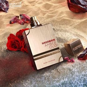 Al Haramain Amber Oud Ruby Eau De Parfum bottle side view
