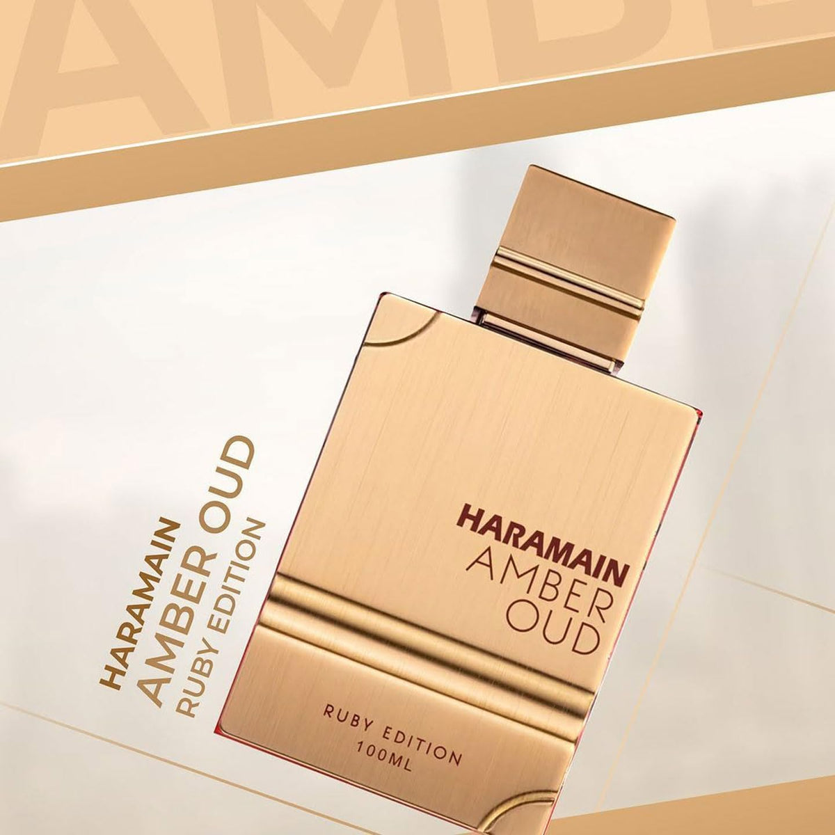 Al Haramain Amber Oud Ruby Eau De Parfum packaging