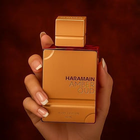 Al Haramain Amber Oud Ruby Edition bottle back view