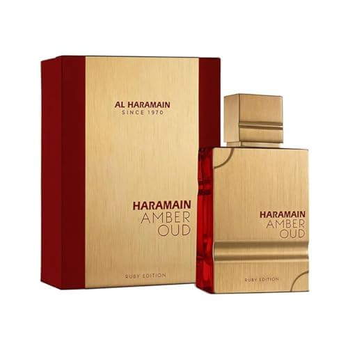 Al Haramain Amber Oud Ruby Edition bottle side view