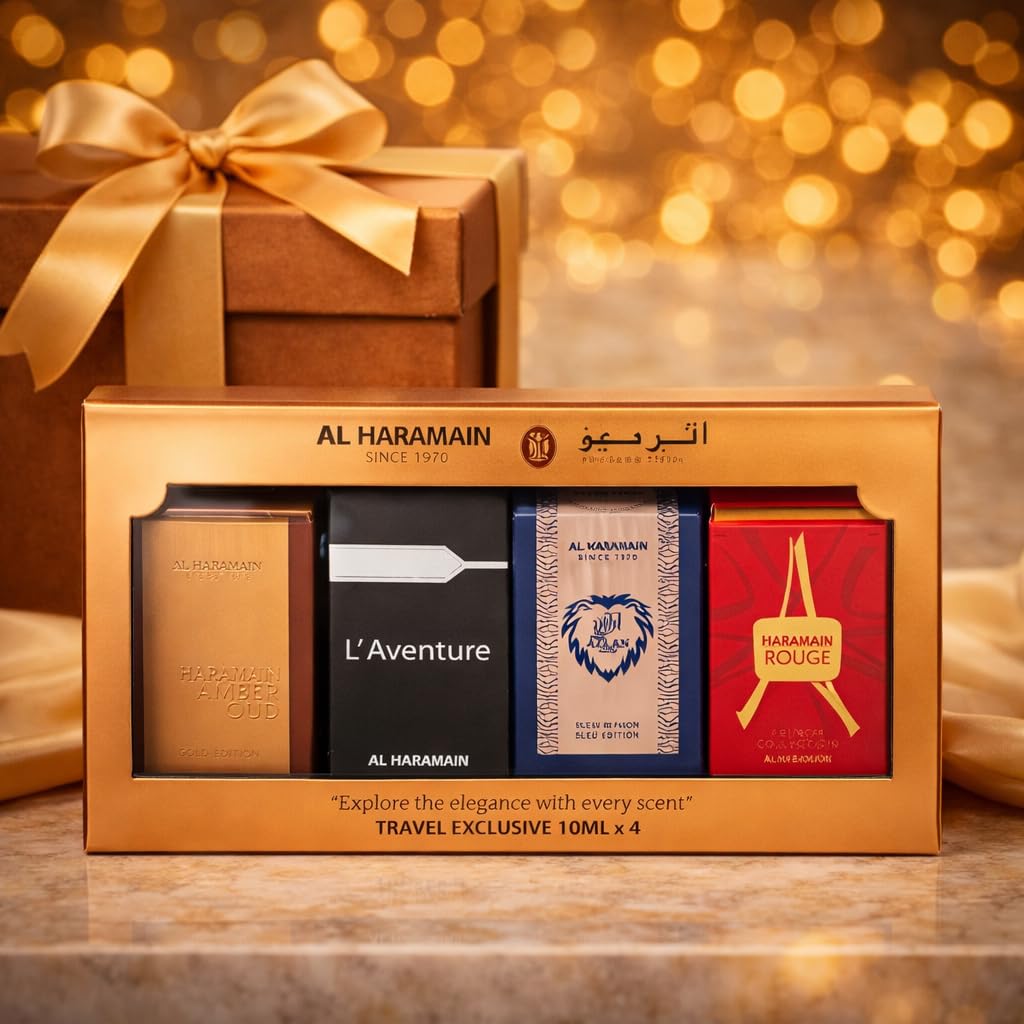 Al Haramain Fragrance Discovery Set packaging and contents