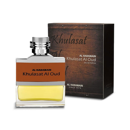 Al Haramain Khulasat Al Oud Cologne 3.3 oz front view