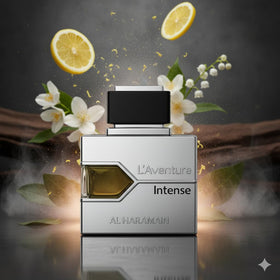 Al Haramain L'Aventure Intense Eau de Parfum bottle side view