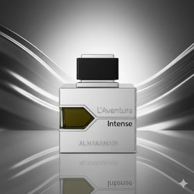 Al Haramain L'Aventure Intense Eau de Parfum with natural elements