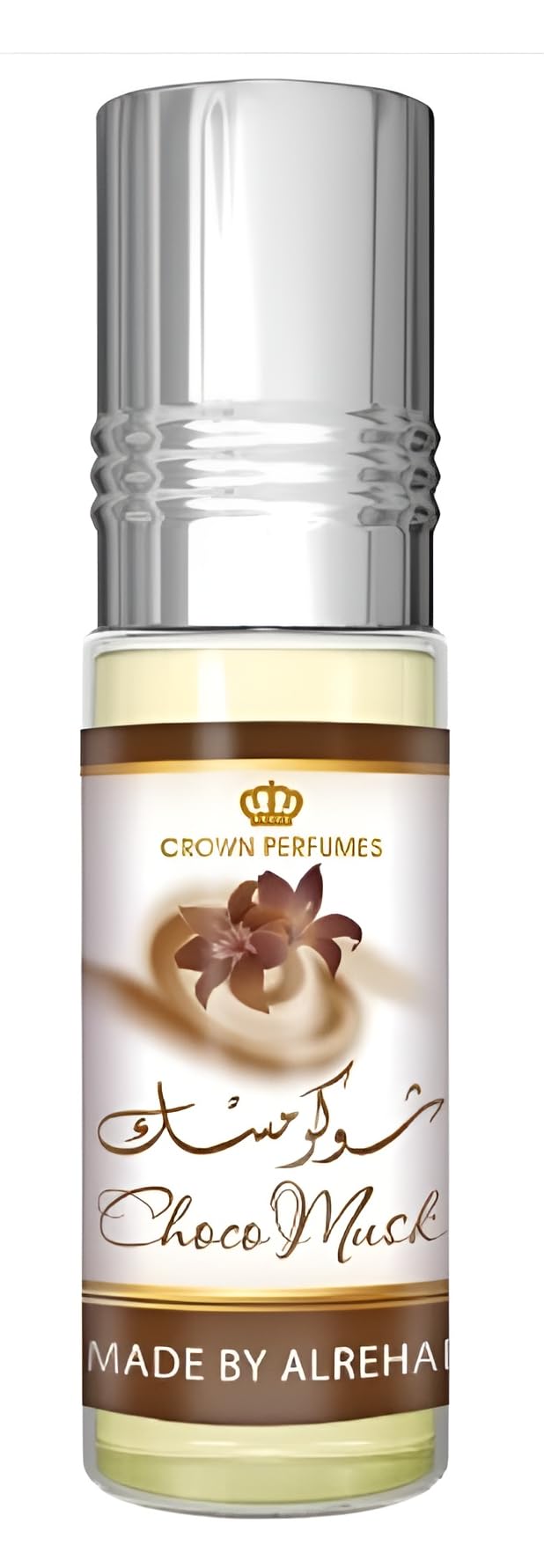 Al-Rehab Choco Musk 0.2 oz rollerball front view