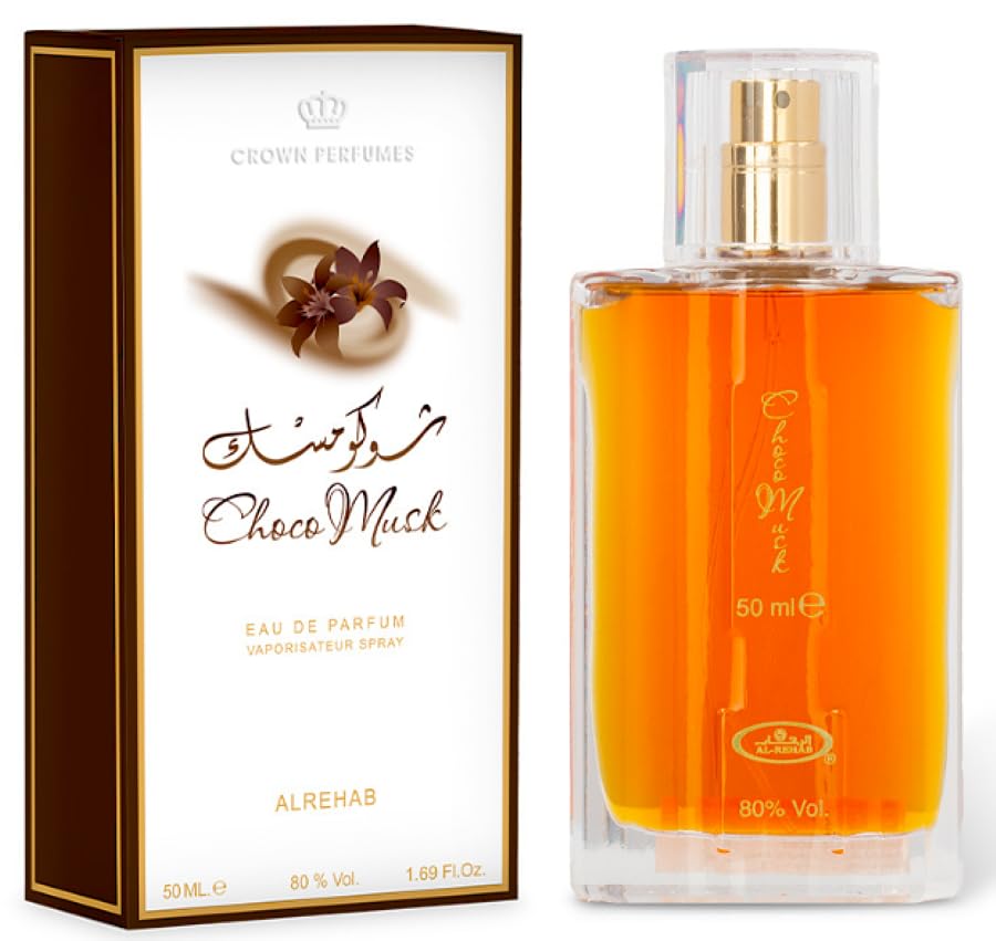 Al-Rehab Choco Musk Eau de Parfum 50ml elegant bottle design
