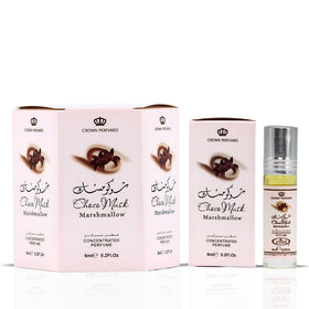 Al-Rehab Choco Musk Marshmallow Perfume Oil 6ml packaging
