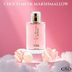 Al-Rehab Choco Musk Pistachio bottle close-up