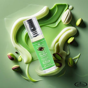 Al-Rehab Choco Musk Pistachio Perfume Oil Roll-On 6ml lifestyle scene