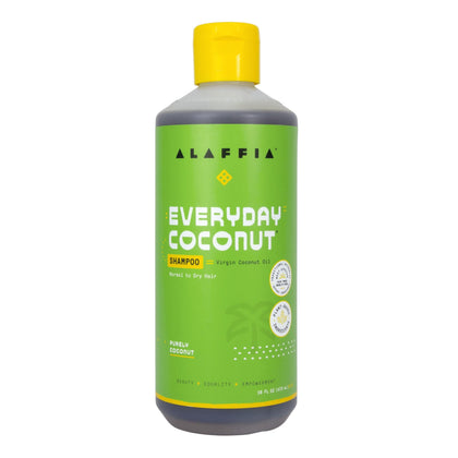 Alaffia EveryDay Coconut Shampoo 16 Oz front view