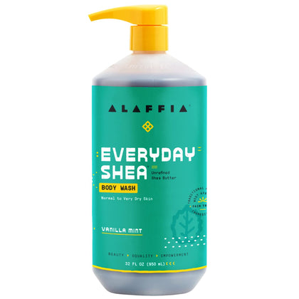 Alaffia EveryDay Shea Body Wash 32 Fl Oz front view