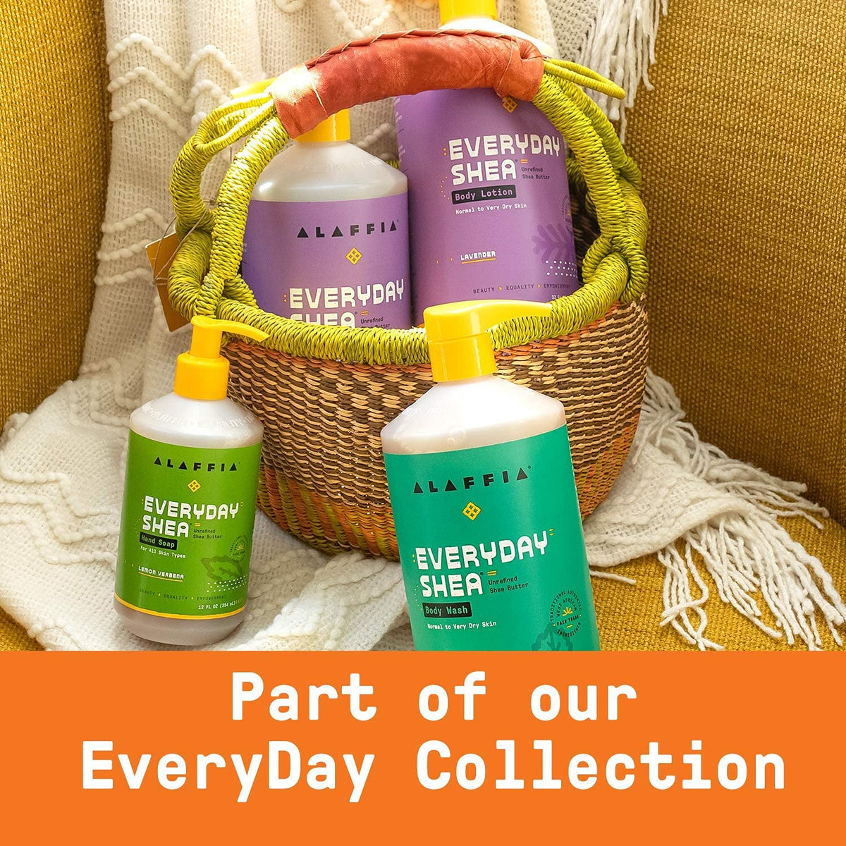 Alaffia EveryDay Shea Body Wash lathered on hands