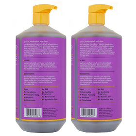 Alaffia Lavender Body Wash 32 Oz back view