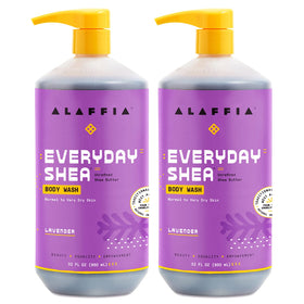 Alaffia Lavender Body Wash 32 Oz front view