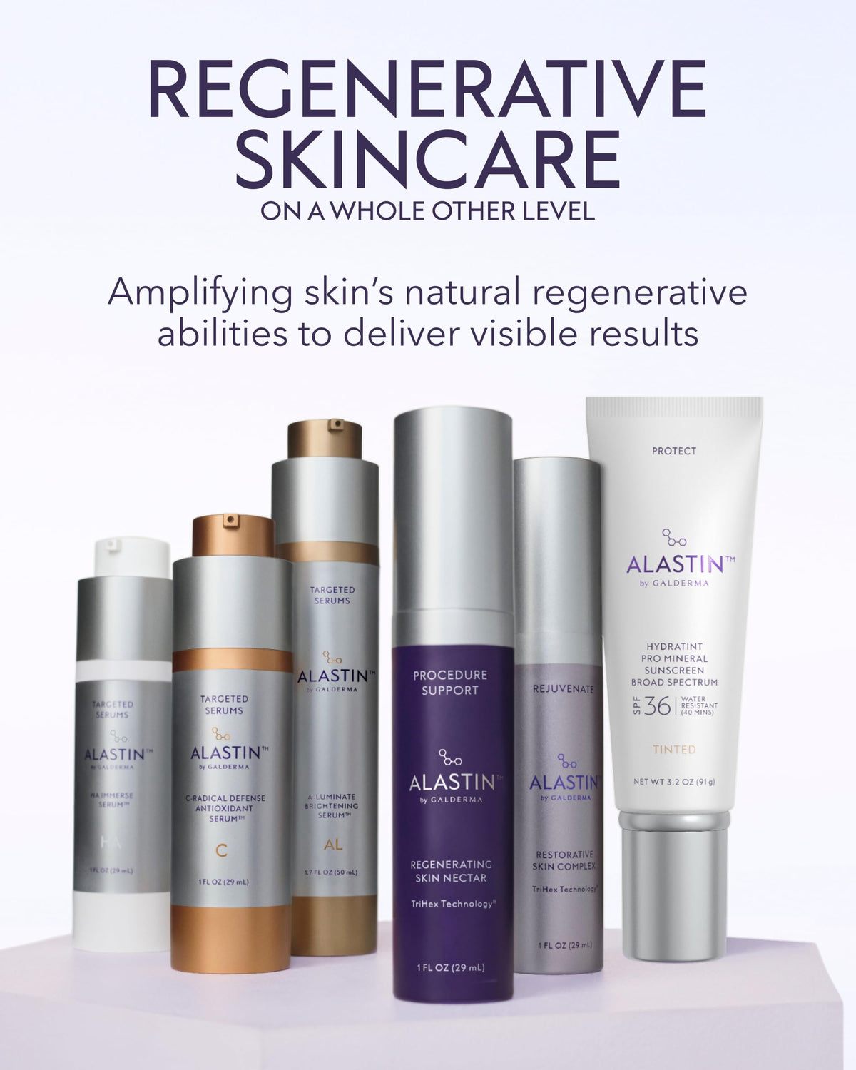 ALASTIN Skincare HydraTint Pro Mineral Tinted Sunscreen SPF 36 on vanity