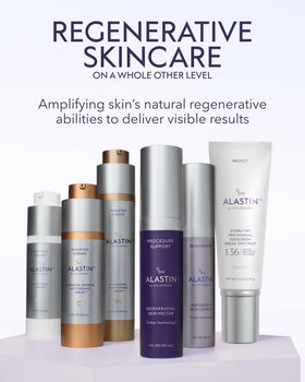 ALASTIN Skincare HydraTint Pro Mineral Tinted Sunscreen SPF 36 on vanity