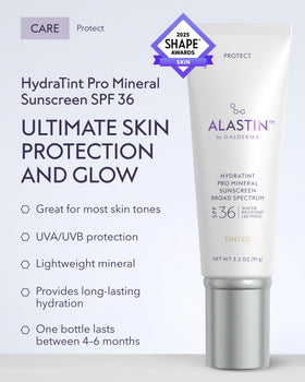 ALASTIN Skincare HydraTint Pro Mineral Tinted Sunscreen SPF 36 packaging