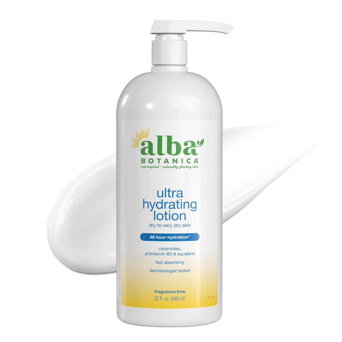 Alba Botanica Daily Moisturizing Body Lotion 32 Oz front view