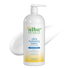 Alba Botanica Daily Moisturizing Body Lotion 32 Oz front view
