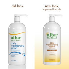 Alba Botanica Daily Moisturizing Lotion 32 oz bottle side view