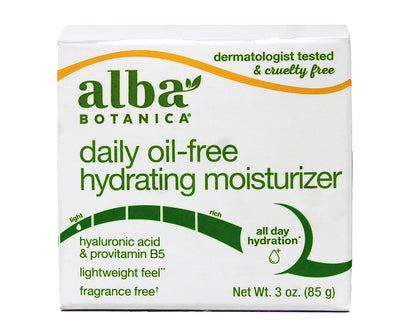 Alba Botanica Daily Oil-Free Hydrating Moisturiser 3oz front view