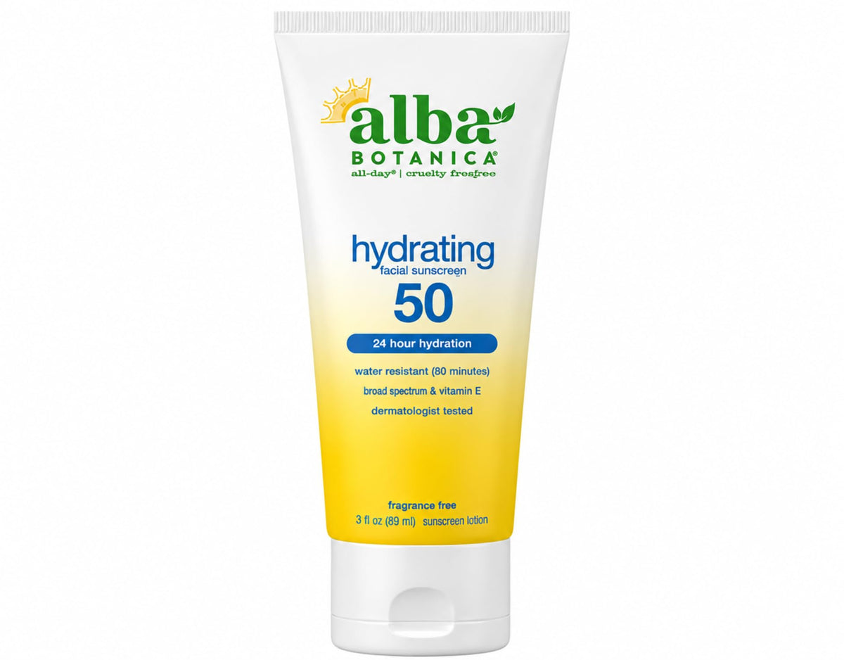 Alba Botanica Hydrating Sunscreen Lotion SPF 50 front view