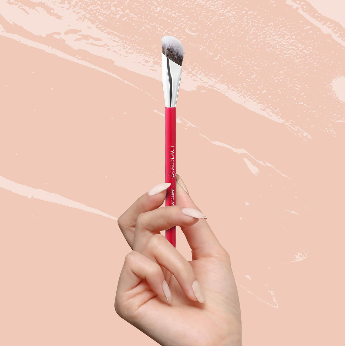 ALBEAUT 193 Concealer Brush alongside other makeup tools