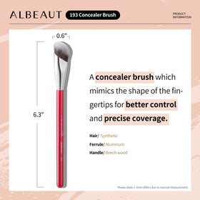 ALBEAUT 193 Concealer Brush used for applying concealer