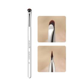 ALBEAUT Crescent Eyeliner Brush front view with lacquer finish