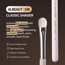 ALBEAUT Eye Shadow Brush Classic Shader bristles close-up