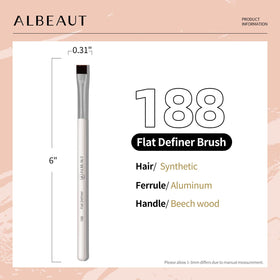 ALBEAUT Flat Eyebrow Concealer Brush on vanity table
