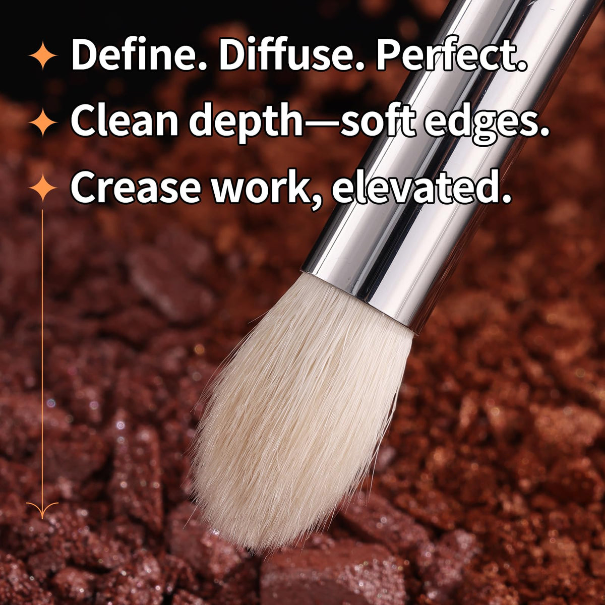 ALBEAUT Tapered Eye Shadow Brush packaging display